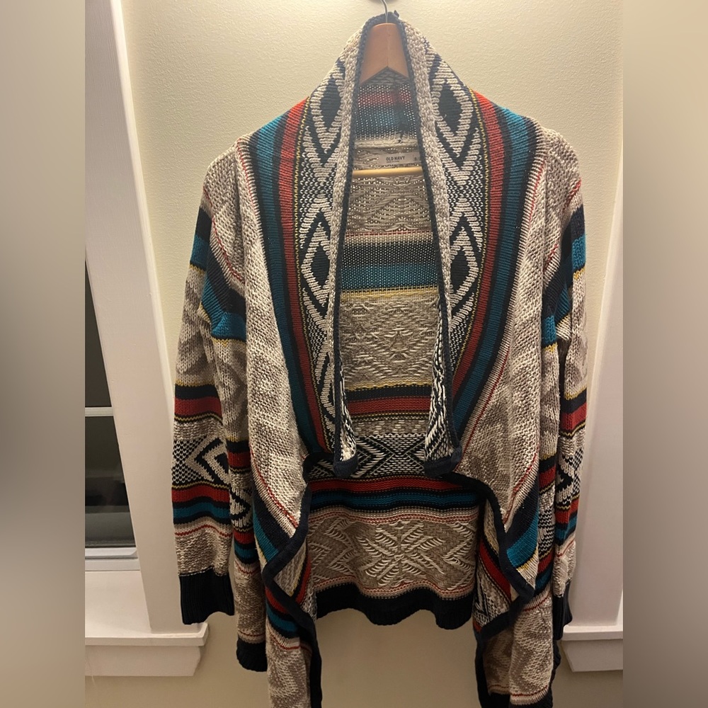 Aztec pattern sweater